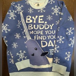 NWOT Official ‘Elf’ The Mocie Official Knit Pullover Sweater